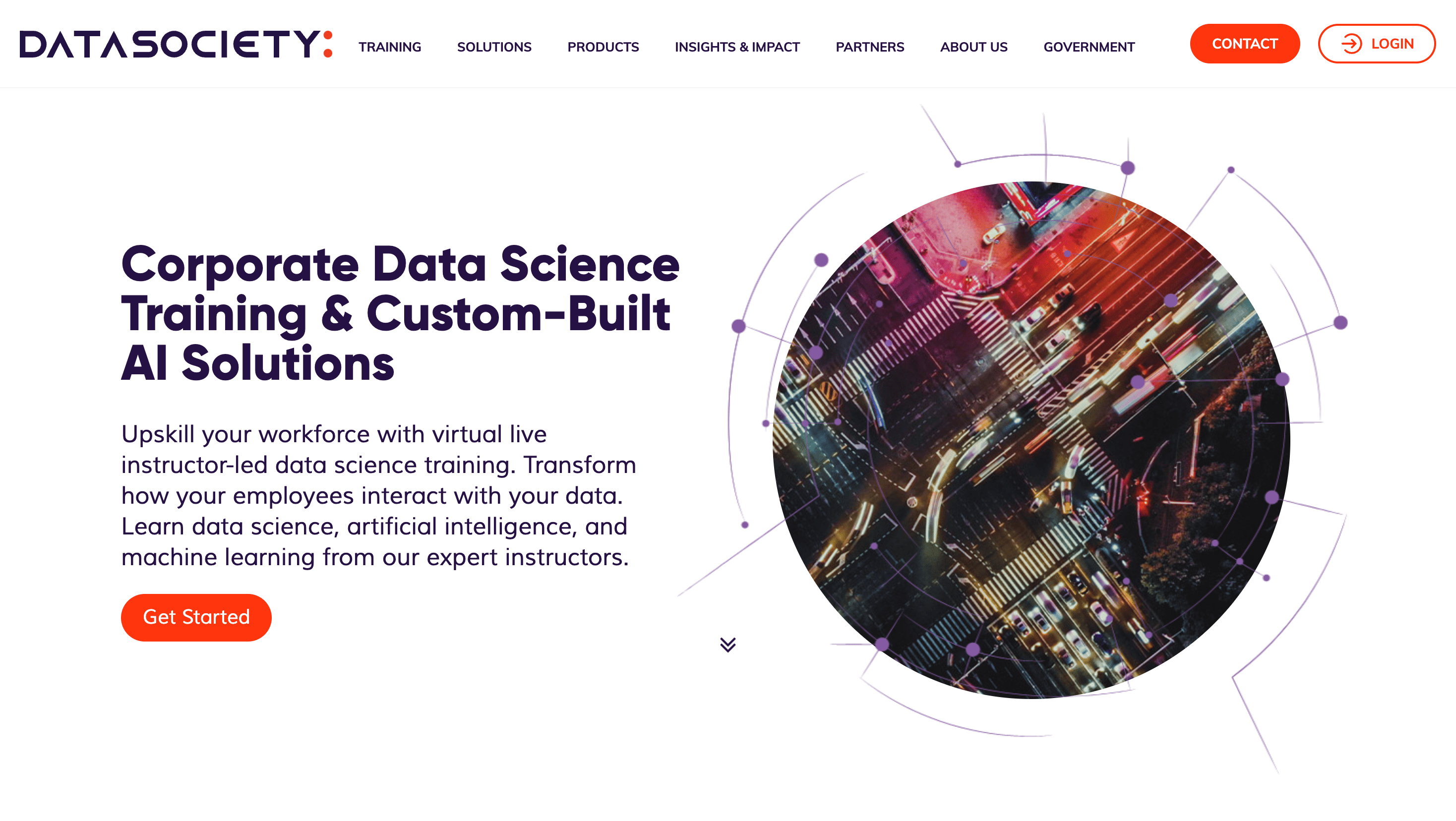 Screenshot from Datasociety website