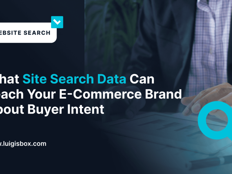 Welche Website-Suchdaten können Ihrer E-Commerce-Marke etwas über die Käuferabsicht beibringen?